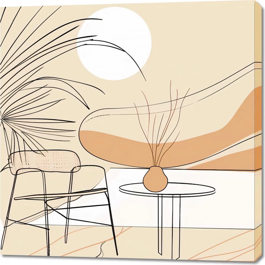 Quadro Moderno Paesaggio Mattutino 100x100 - Decorazione Casa Luxury