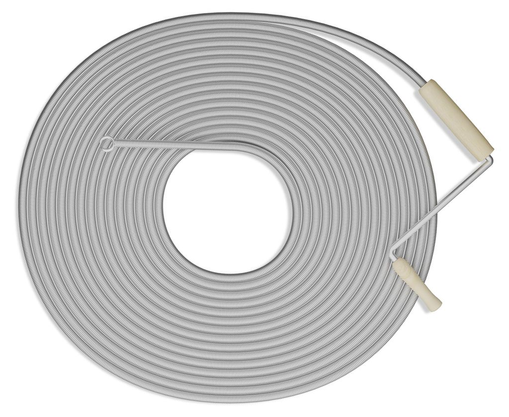 Relaxdays, espiral para limpieza de tuberías, 15 metros de Imagen del producto  Imagen generada por IA