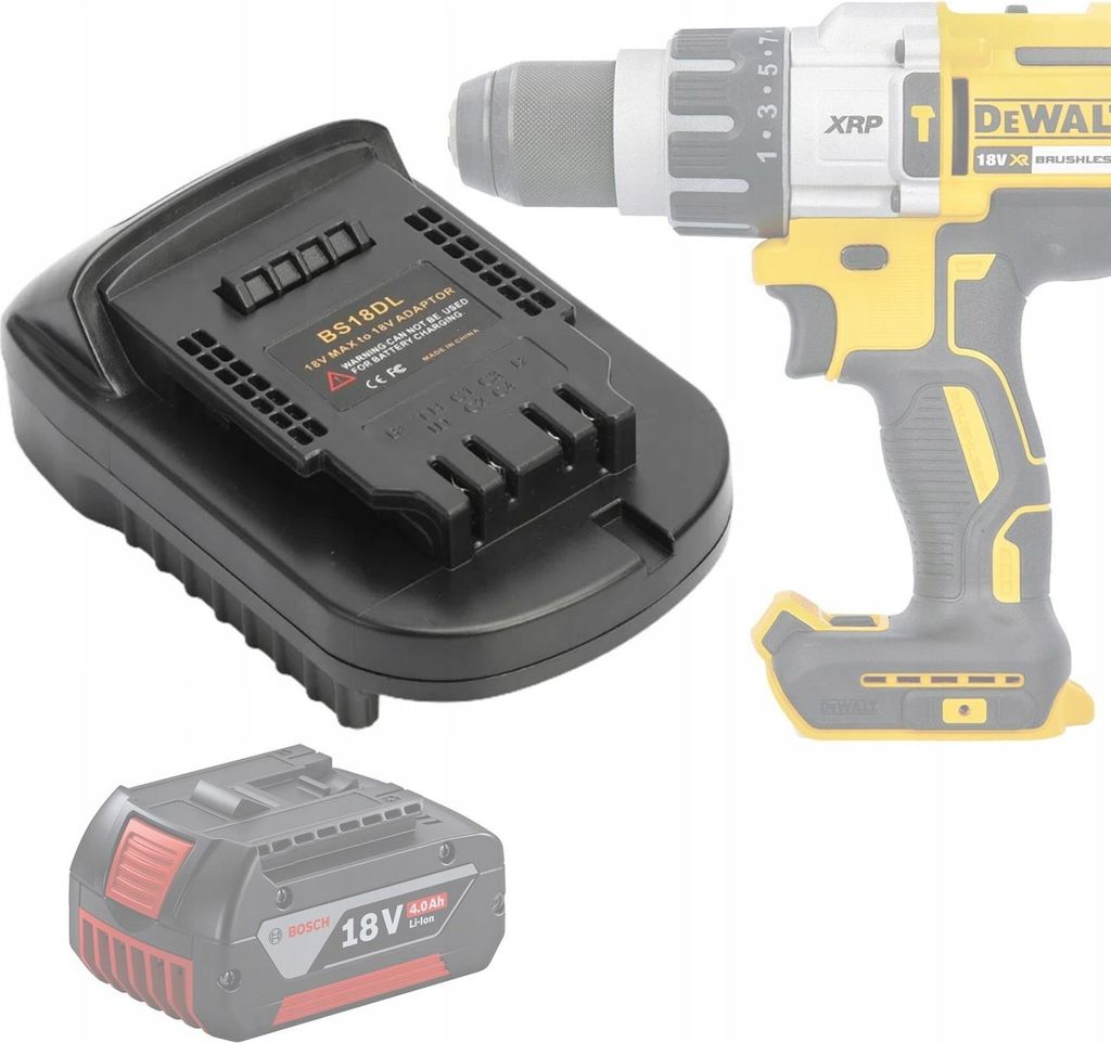 Rosfix Adattatore/convertitore per Batteria Bosch da 18 V a Immagine del prodotto 