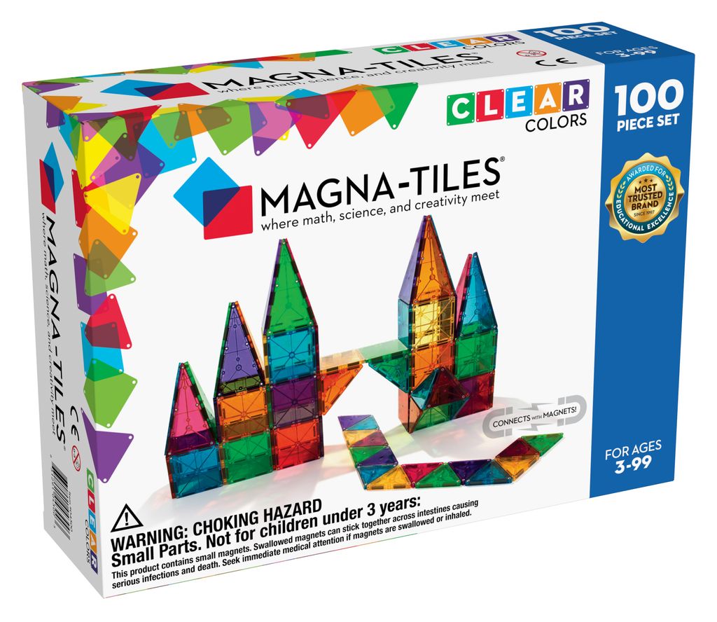Magna-Tiles 04300, Sada na stavění, 3 rok/roky, 100 kusů Obrázek produktu 