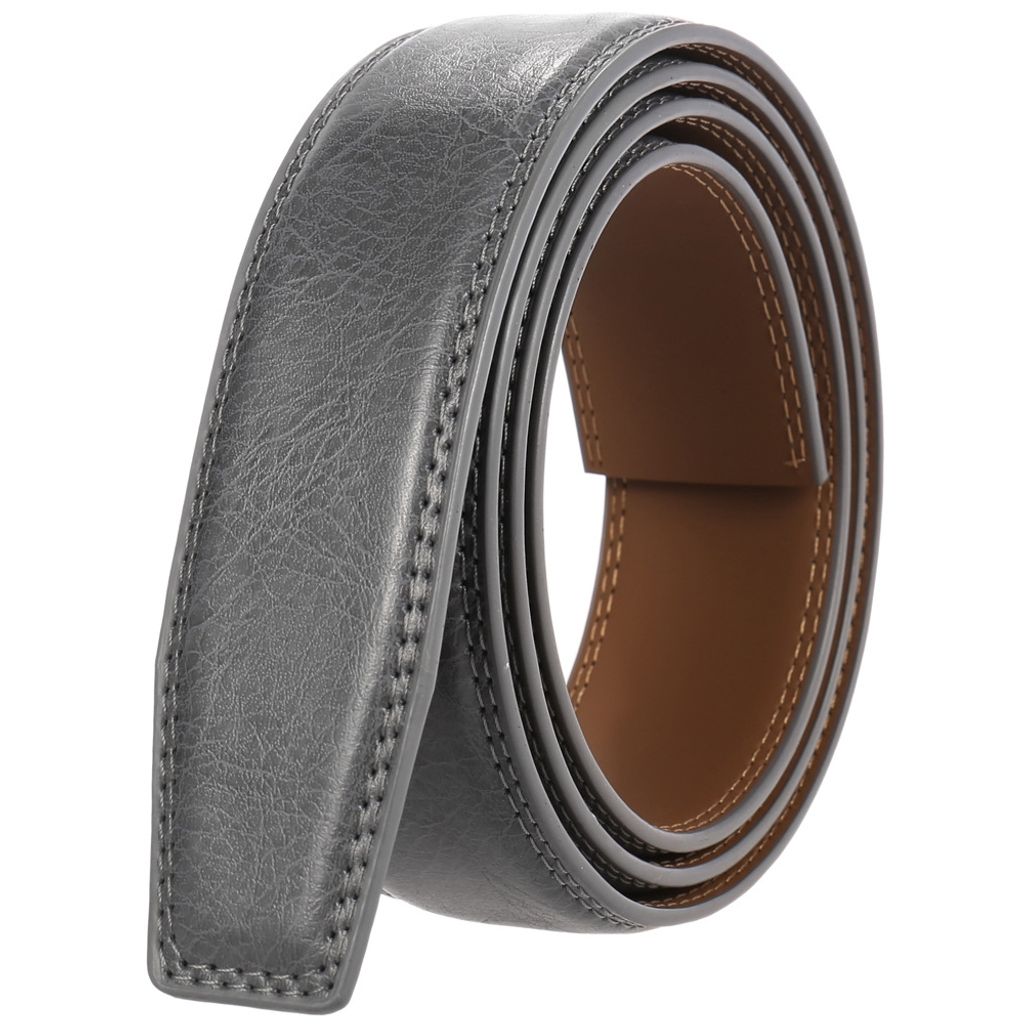 SAMTOBELY Herren Gürtel Ratsche Automatik Gürtel für Männer 35mm Breit Ledergürtel, 1 3/8" Ohne Schnalle