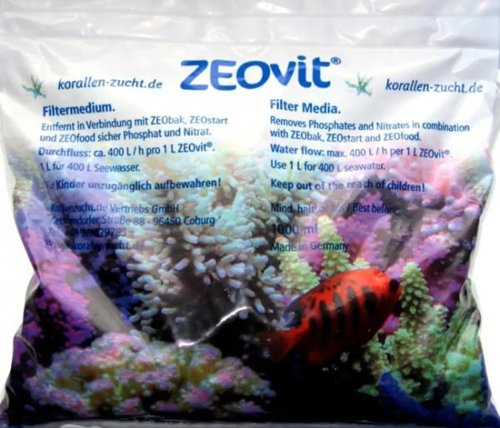 Allevamento di coralli Zeovit 1000ml - Mezzo filtrante altamente efficace