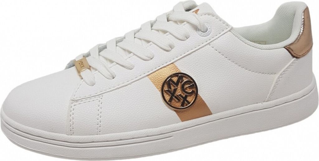Mexx Lanieke Damenschuhe Schnürschuhe Sportive Sneaker Weiß Freizeit, Schuhgröße:39 EU