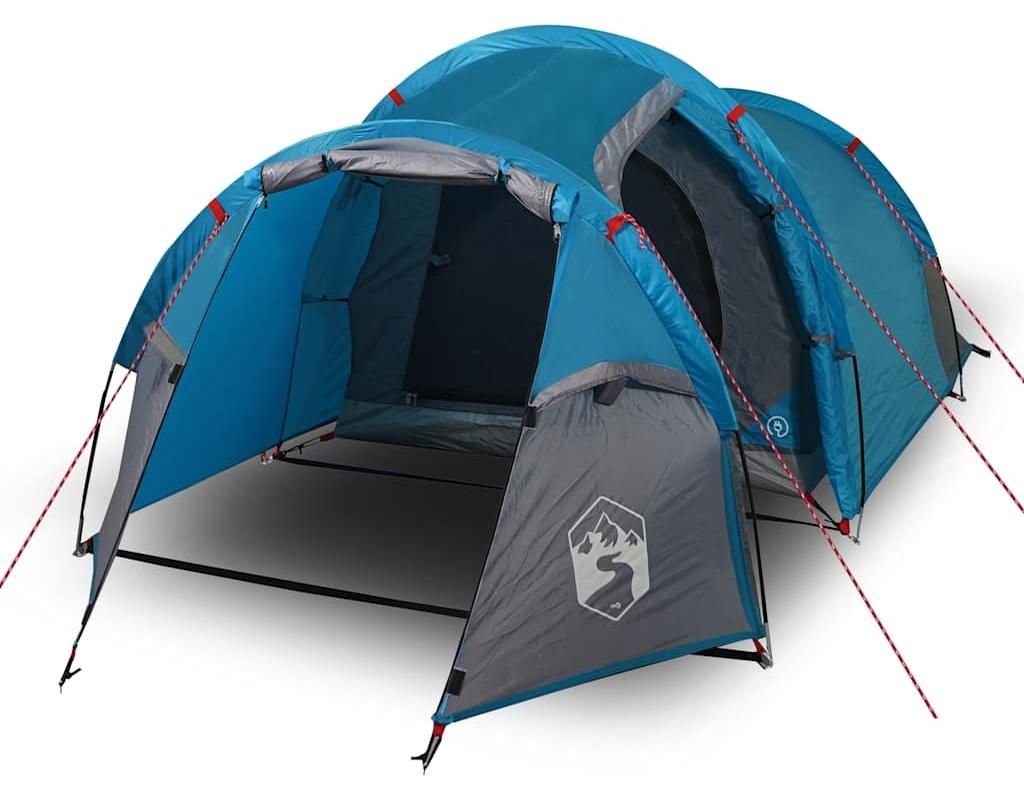 vidaXL Tenda a tunnel 2 persone Blu Impermeabile Immagine del prodotto 