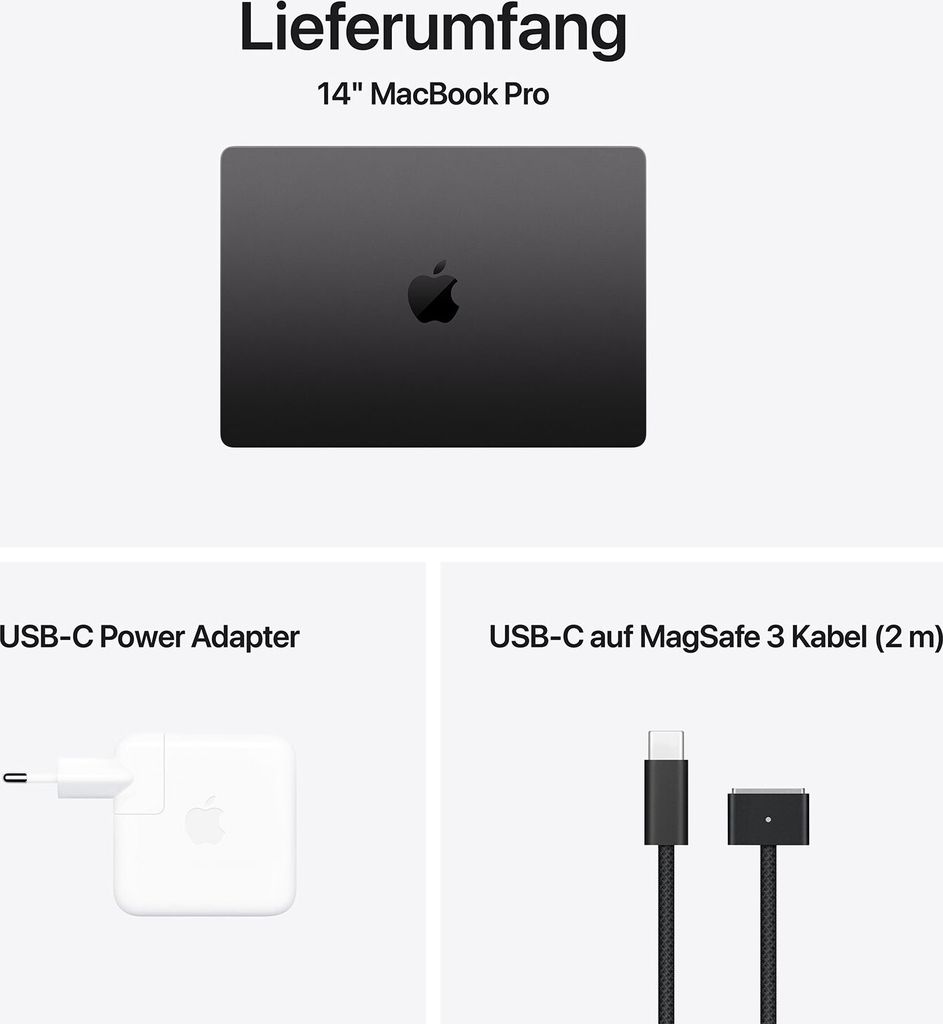 Apple MacBook Pro 14.2" - Space Black - M4 Pro - 14 Core Produktbild 6