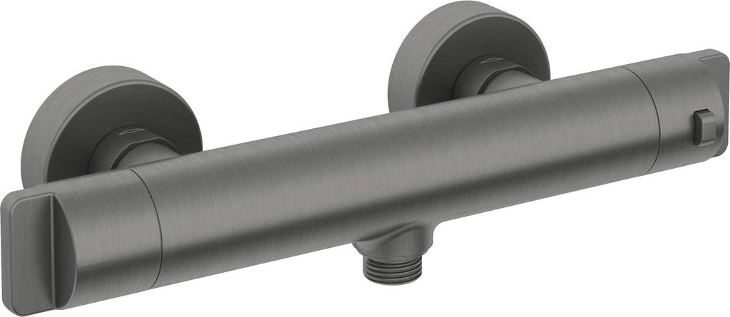 Duscharmatur, thermostatisch - titanium