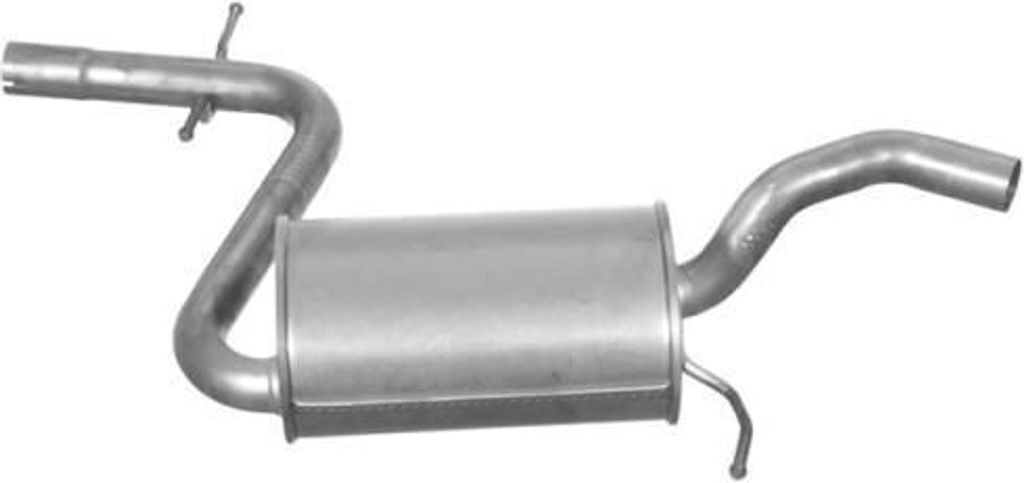 VEGAZ SKS-75 Mittelschalldämpfer Schalldämpfer für VW Jetta Mk5 (1K) für SKODA Octavia II Combi (1Z5) OCTAVIA (1Z3)