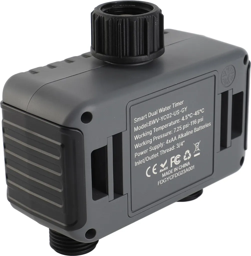 Programmateur irrigation intelligent IP55 à double sortie pour extérieur - 3