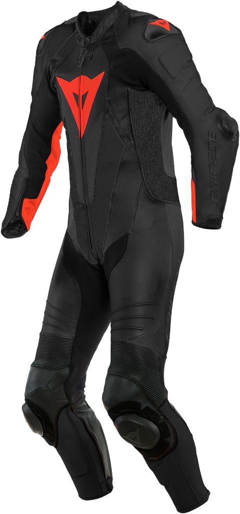 Dainese Laguna Seca 5 1 tlg. Perf. Lederkombi schwarz / fluo-rot 48