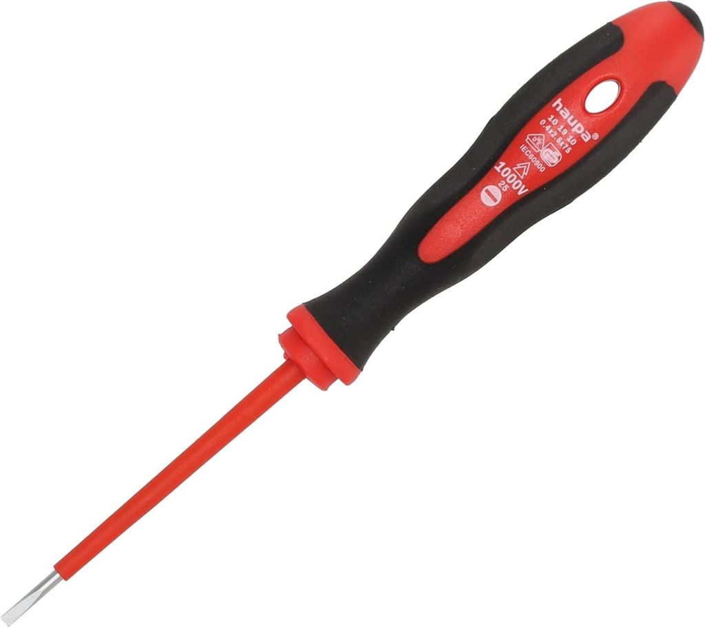 HAUPA 2K-VDE-Elektriker-Schraubendreher, 2,5x75 mm, 1 Stk.
