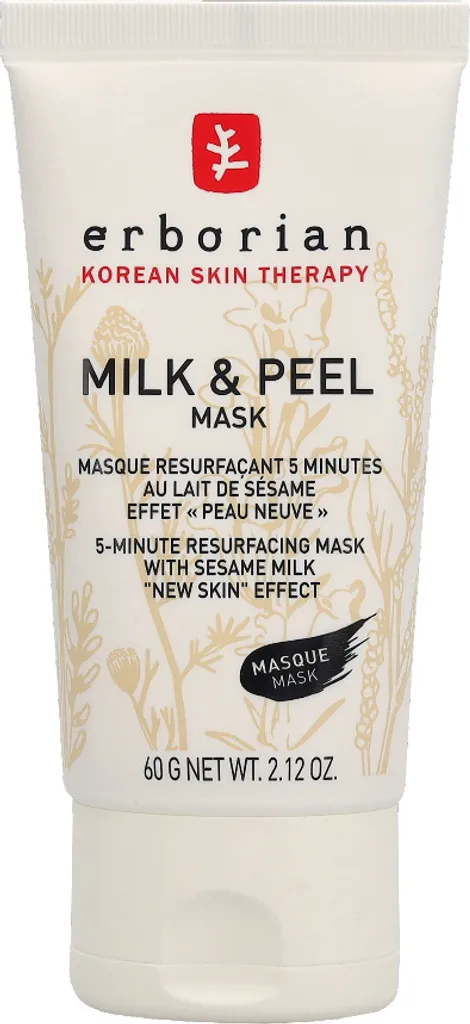 Erborian Milk & Peel Masque Exfoliant Resurfaçant Visage 60ml Éclat