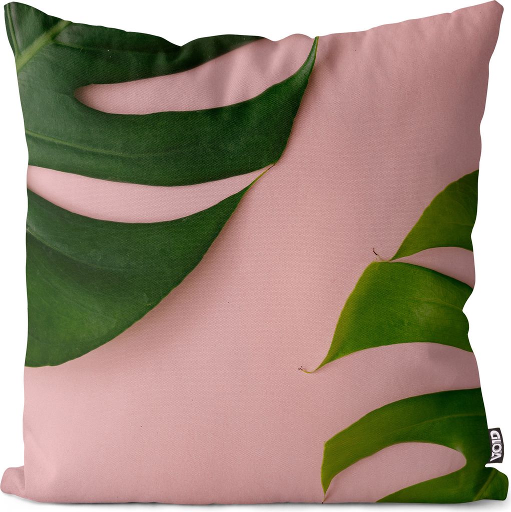 VOID Monster Palme Rosa Kissenbezug Kissenhülle Sofakissen Kissen Deko Outdoor-Kissen Dekokissen