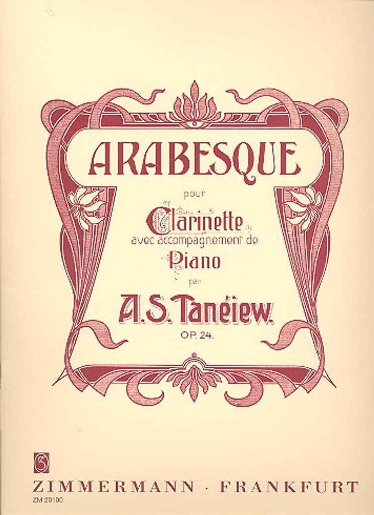 Arabesque op.24 für Klarinette und Klavier
