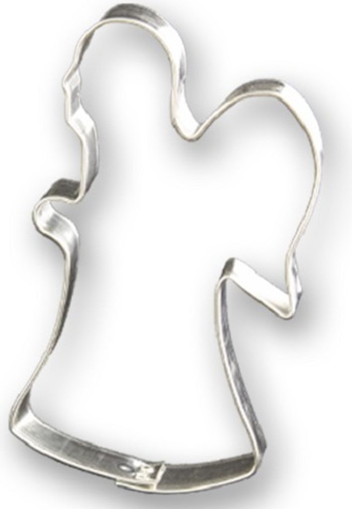 LARES Ausstechform "Engel" - Größe ca. 12cm - aus beständigem Weißblech - für Kekse, Lebkuchen und mehr
