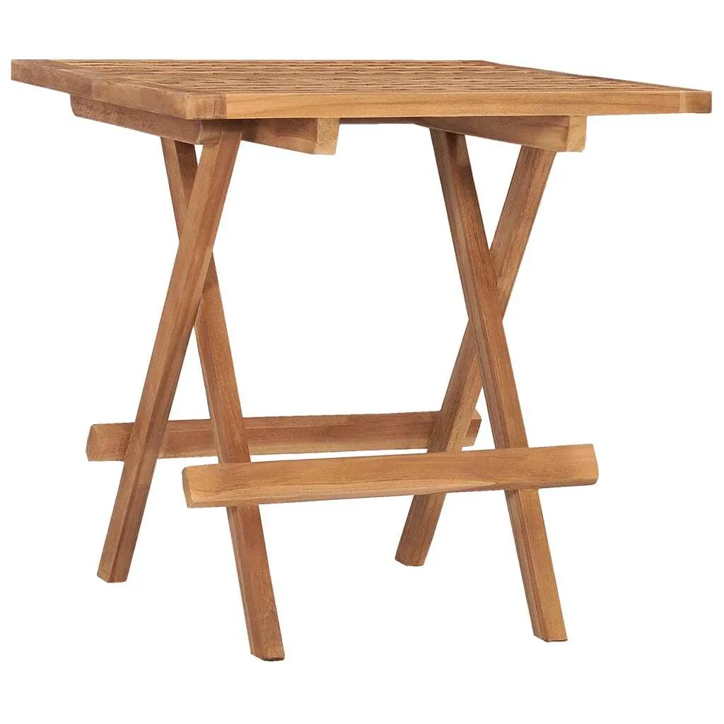 Tavolo Giardino Pieghevole 50x50 Maison Exclusive - Teak Massello Naturale