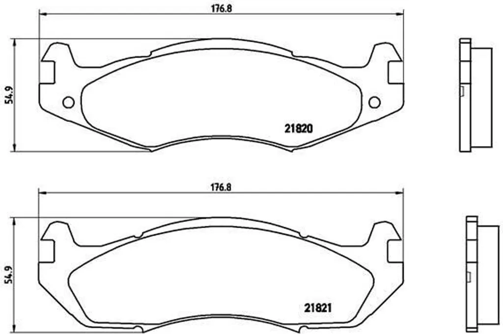 Stop Sifflements : Plaquettes Brembo P 37 001 pour Cherokee XJ 04638634