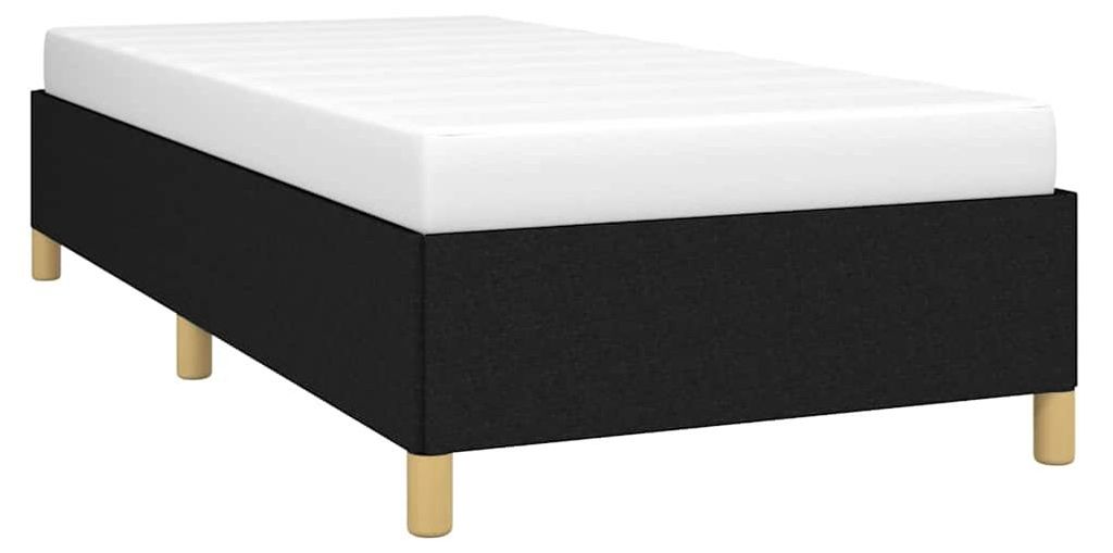 vidaXL Rám postele bez matrace černý 100x200 cm látka Obrázek produktu 