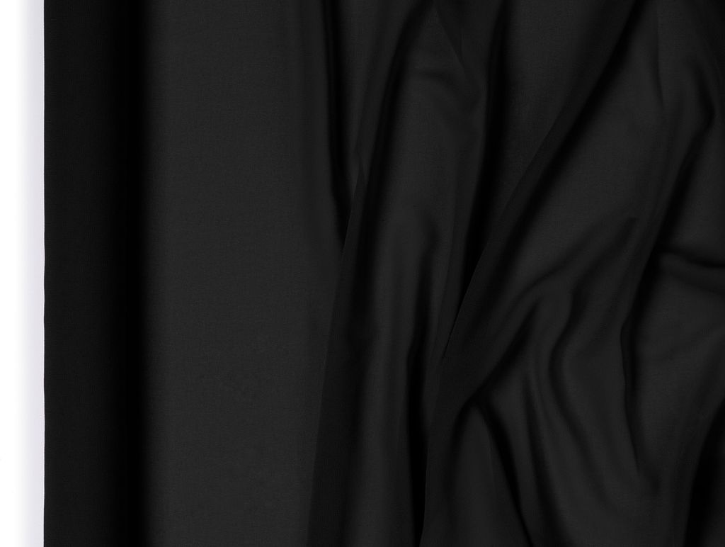 Tischläufer Chiffon 48cm x 5m Schwarz