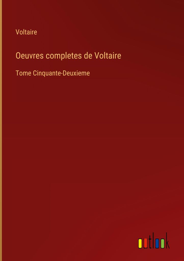 Oeuvres completes de Voltaire