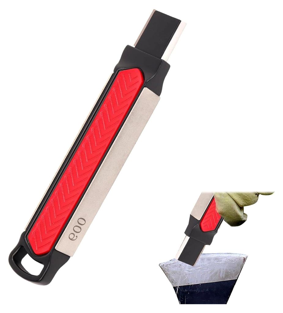 4 in 1 Axtschärfer Multifunktionsmesserschärfer für Gartengeräte und Küchenmesser