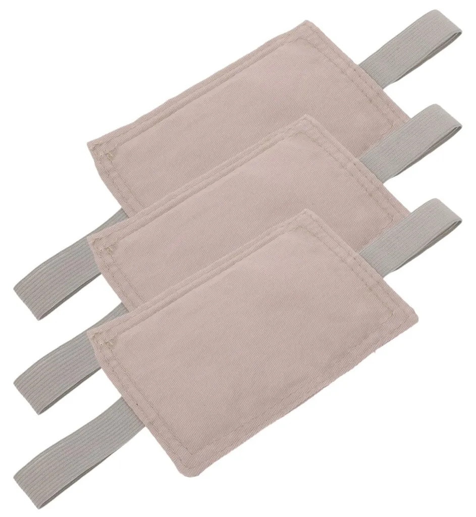 Amortisseur de porte gris lot de 3 protection murale pour bébé et maison