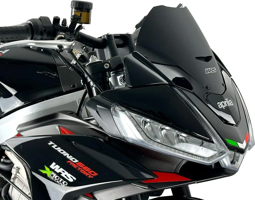 Bulle Sport Tuono Matt Black - Design Aérodynamique et Noir Mat Mat