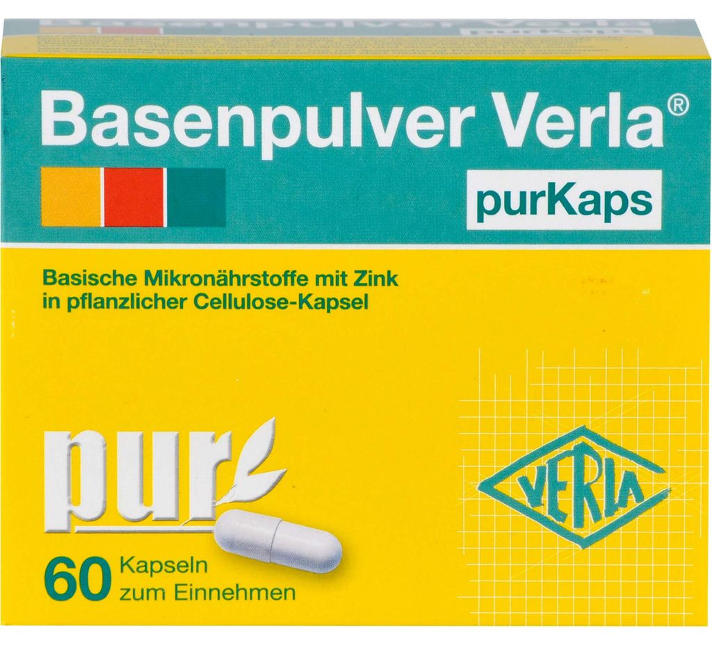 Basenpulver Verla purKaps , 60 St. Kapseln