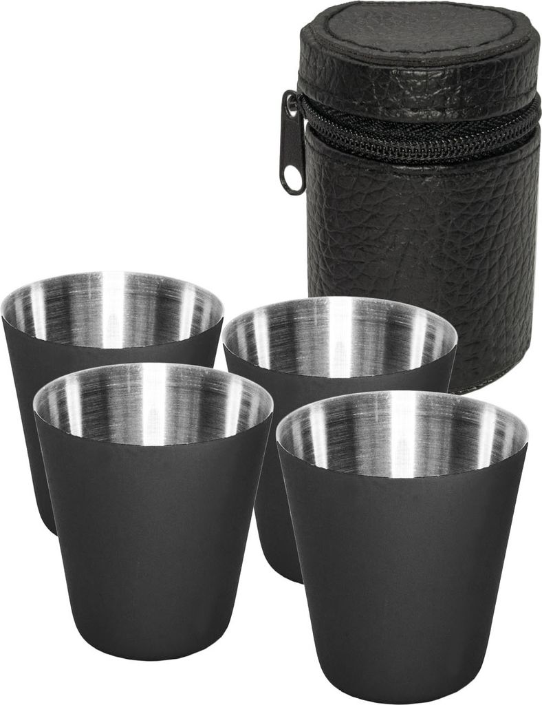 Outdoor Saxx® - 5-teiliges Edelstahl-Becher, Trink-Becher Produktbild 