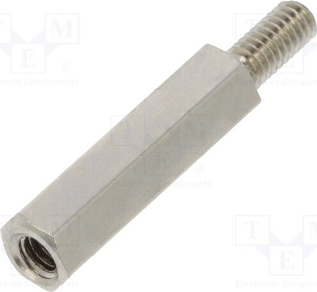 10x Distanzmuffe mit Gewinde Innengew: M2,5 15mm Außengew: M2,5 2112X15 Distanzele