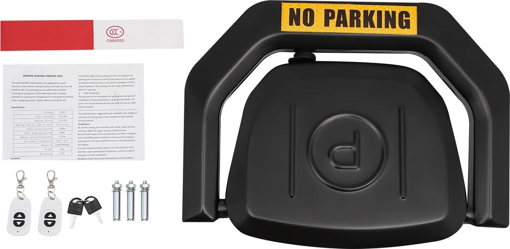 Automatische Parksperre, hohe Antikollisionskapazität, Fernbedienungsbetrieb, schwarz