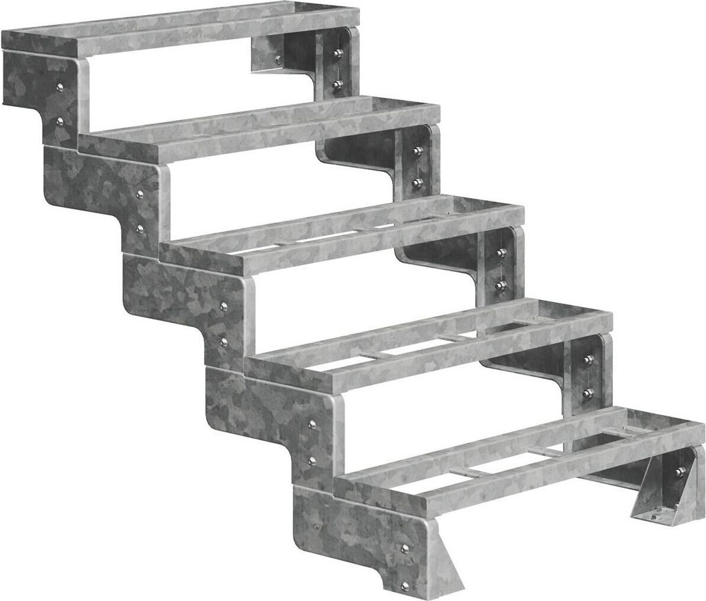 Dolle Außentreppe Gardentop 90-110cm Geschosshöhe mit Produktbild 