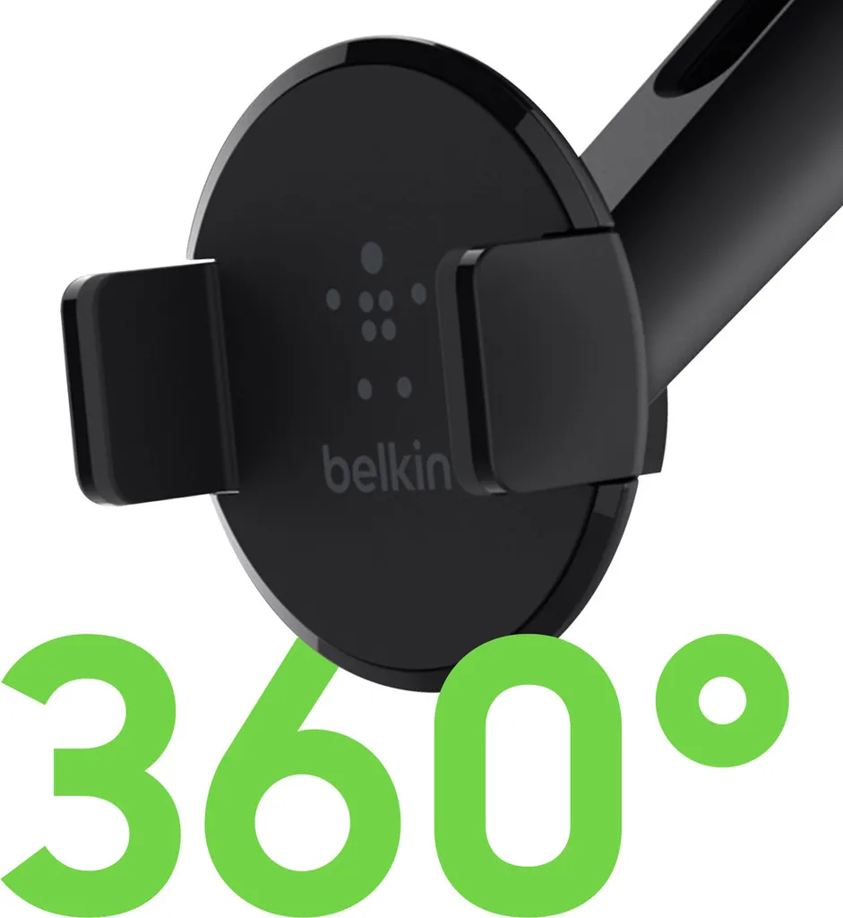 Support Voiture Anti-Vibrations Belkin : Fixation Stable Vitre et Bord