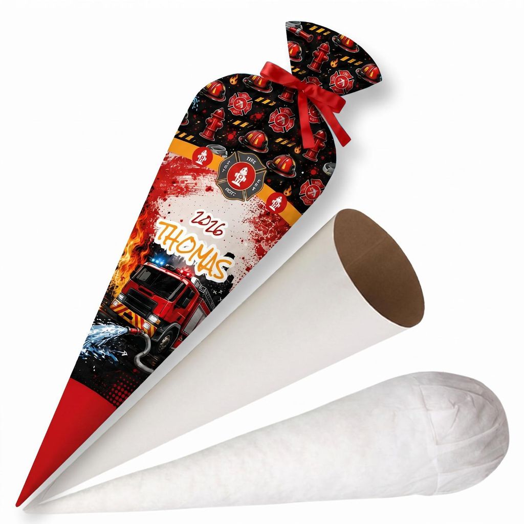 Ferocity, Schultüte mit Namen, 70 cm, Zuckertüte zur Produktbild 