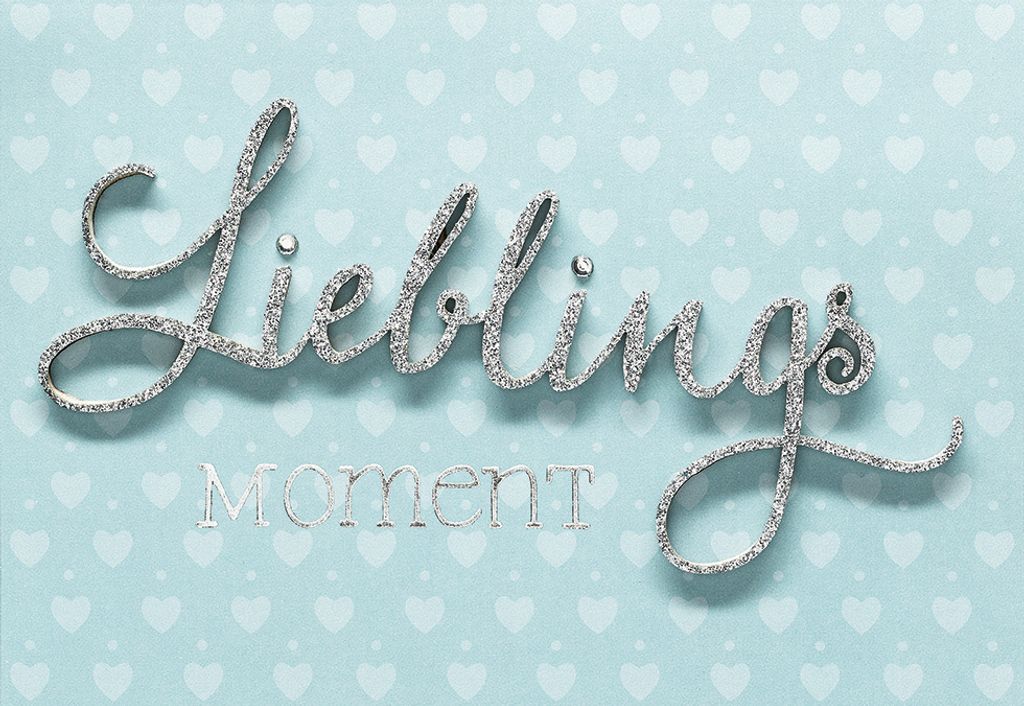 A Lettering Design Collection Glückwunschkarte mit Briefumschlag Dop