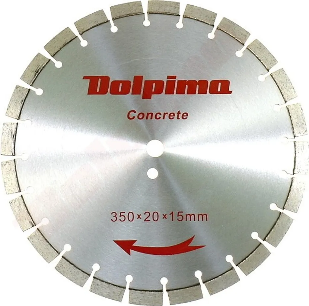 Disque Diamant 350x20mm avec Segments 15mm Laser pour Béton et Matériaux