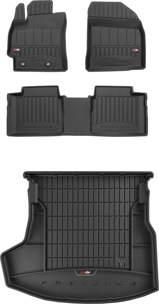 FROGUM 3D Gummimatten und Kofferraummatte für Toyota Corolla XI 2013-19