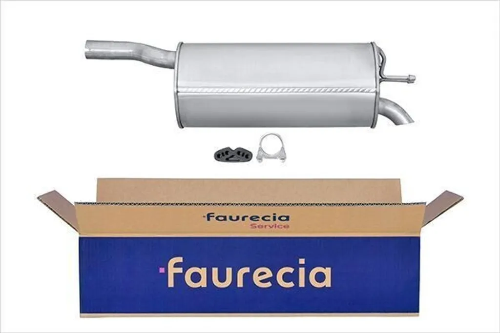 Silencieux échappement HELLA en acier traité anti-corrosion