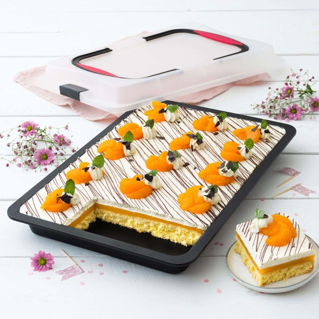 Zenker Blechkuchen-Container to go, Backblech mit Produktbild 6