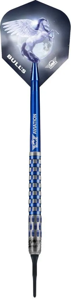 Plus de précision : fléchettes Bull's Blue Pegasus 22g tungstène 95%