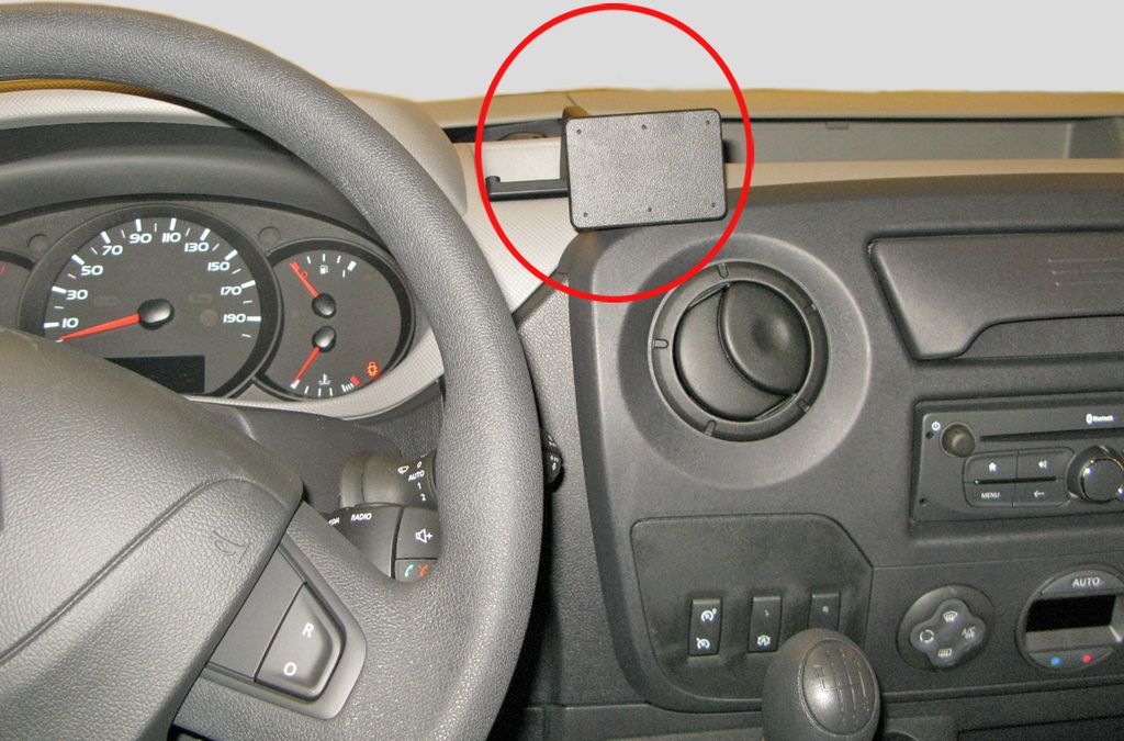 Brodit ProClip Fahrzeughalter 213520 - Mittelbefestigung, extra starke Montageplattform. - Nissan NV400 12-20, Renault Master 11-19, Opel Movano 11-19