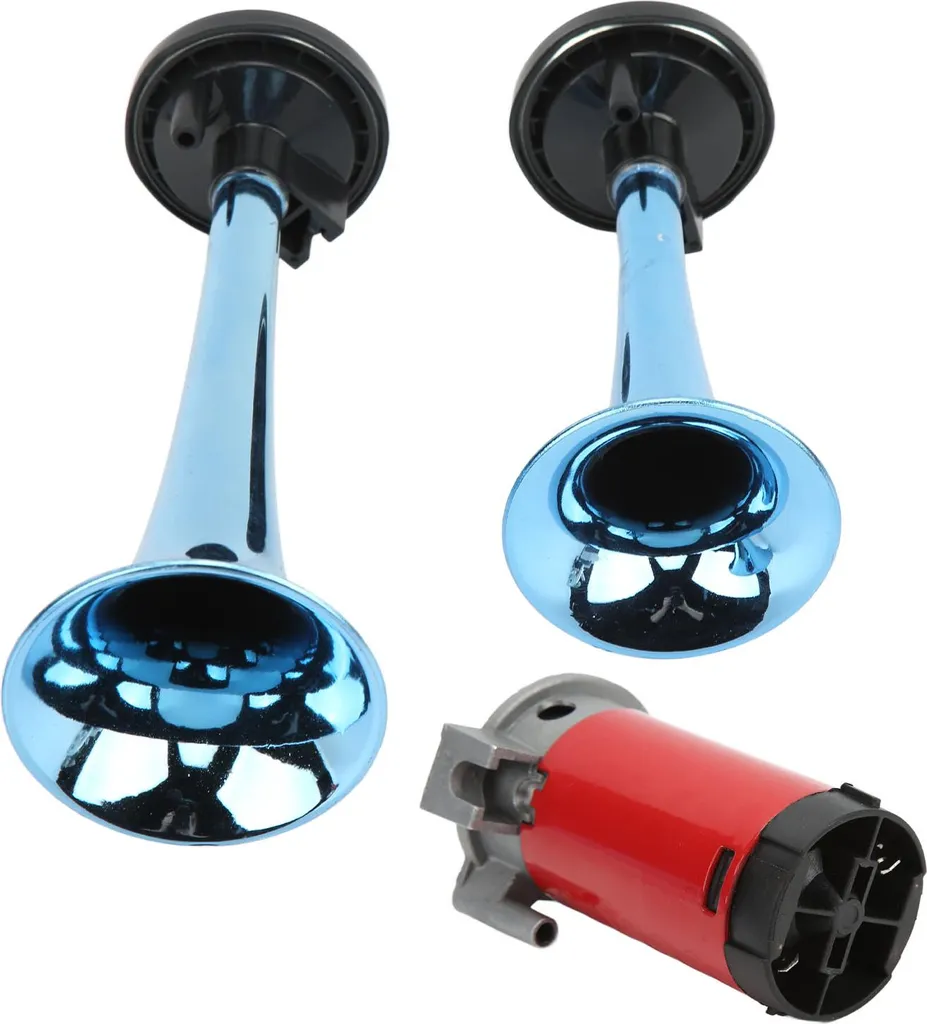 Avertisseur Sonore Double Trompette avec Compresseur 12V pour Tout Véhicule - 2