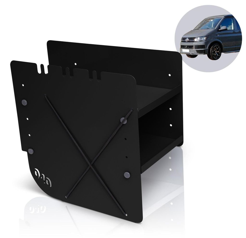 040 Parts schoenenrek zwart bijrijderszijde voor VW T5 T6 Productafbeelding 