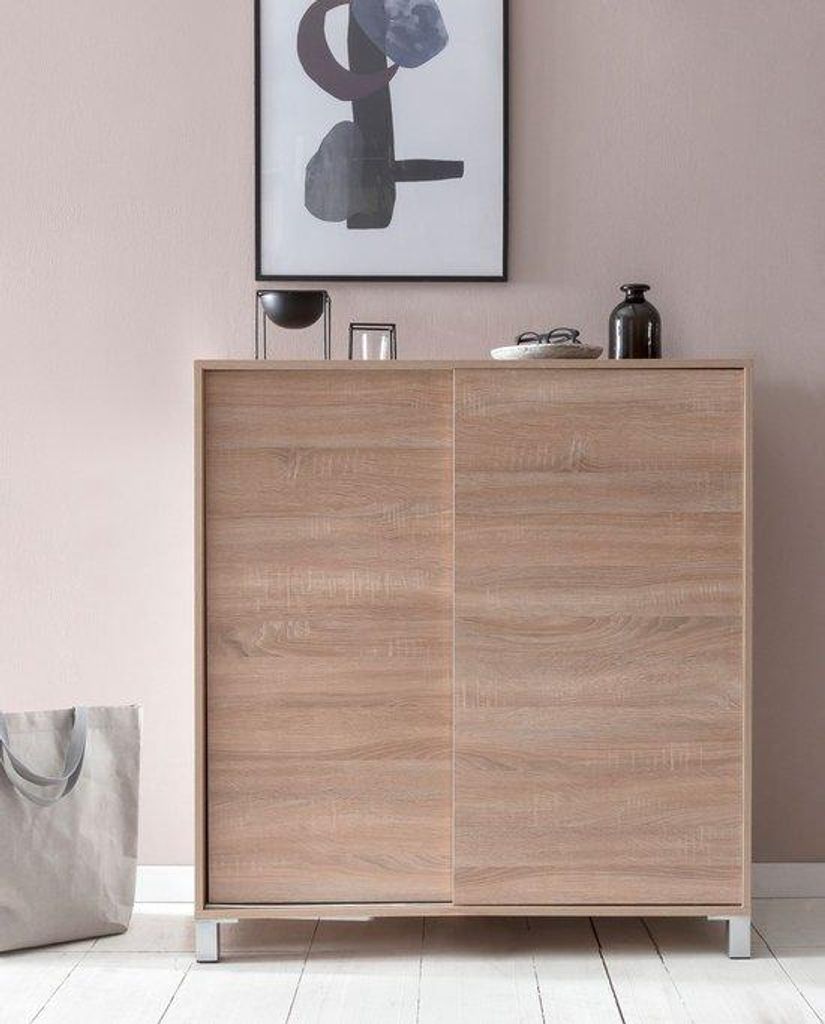 Schuhregal Holz groß 100x108cm 20 Paar