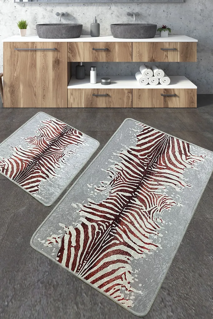 Tapis de bain absorbant Sevra CHL5258 pour garder vos pieds au sec