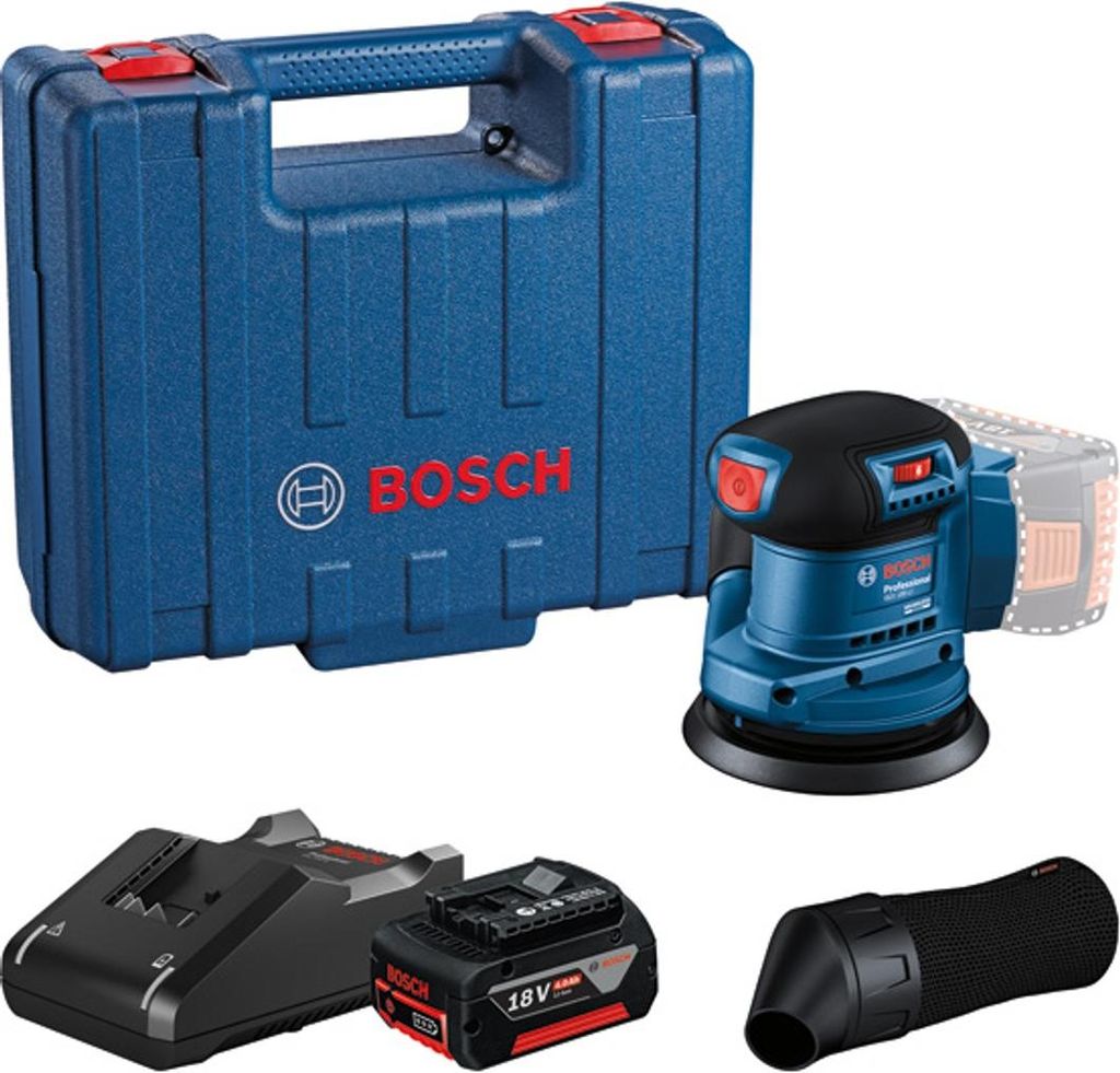 Bosch Gex 185-Li Szlifierka Mimośrodowa 1 X 4.0Ah + Walizka Zdjęcie produktu 