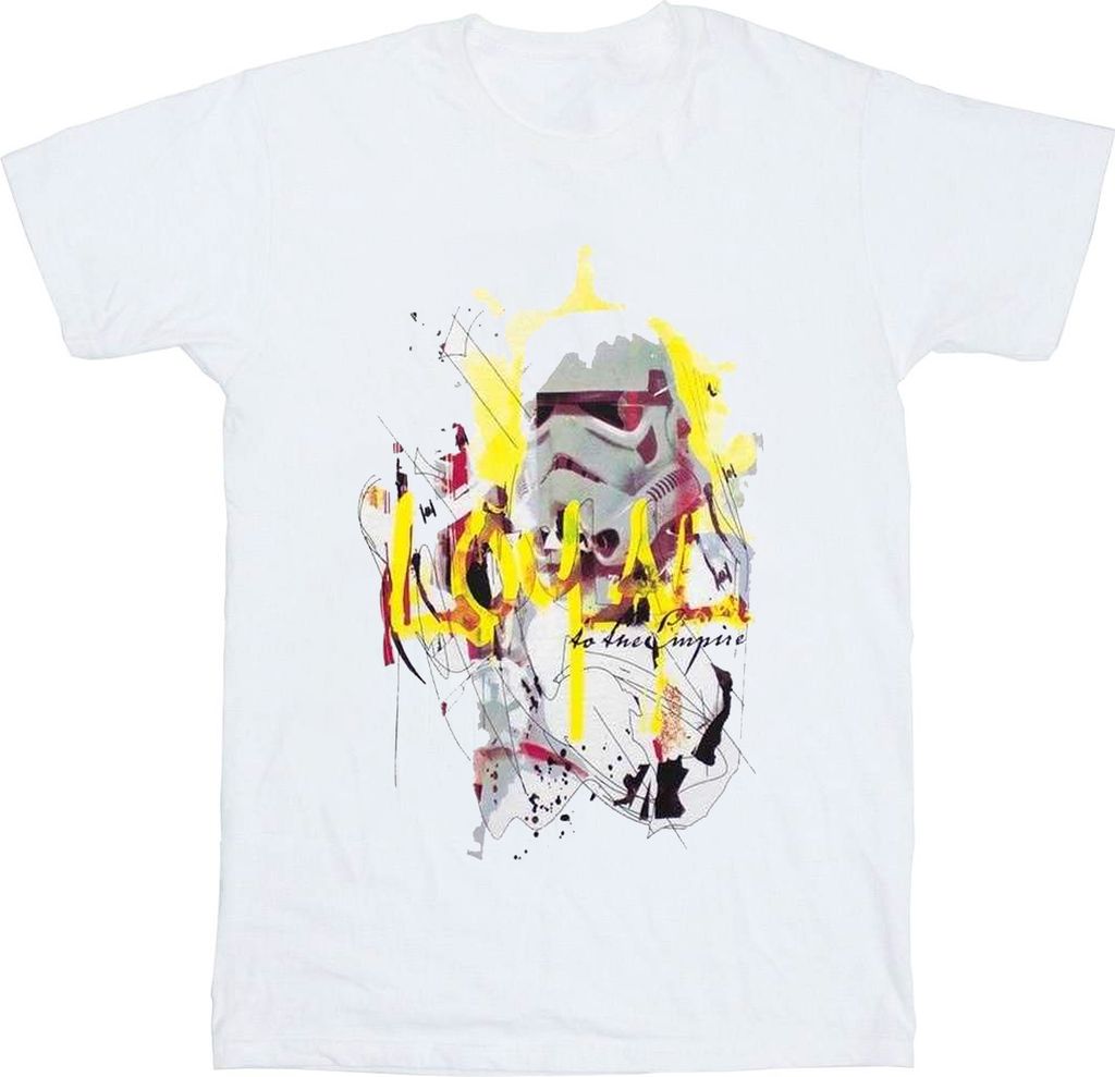 Star Wars - "Loyal To The Empire" T-Shirt für Herren/Damen Uni RO11482 (M) (Weiß)