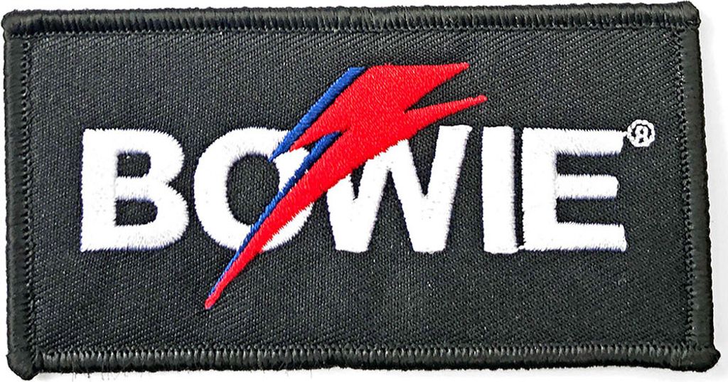 David Bowie Flash Logo Aufnäher zum Aufnähen