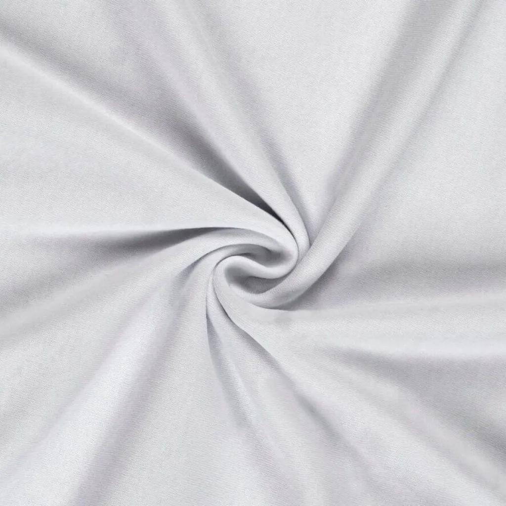 Lenzuolo con Angoli Jersey 180x200 Bianco | 100% Cotone Elasticizzato