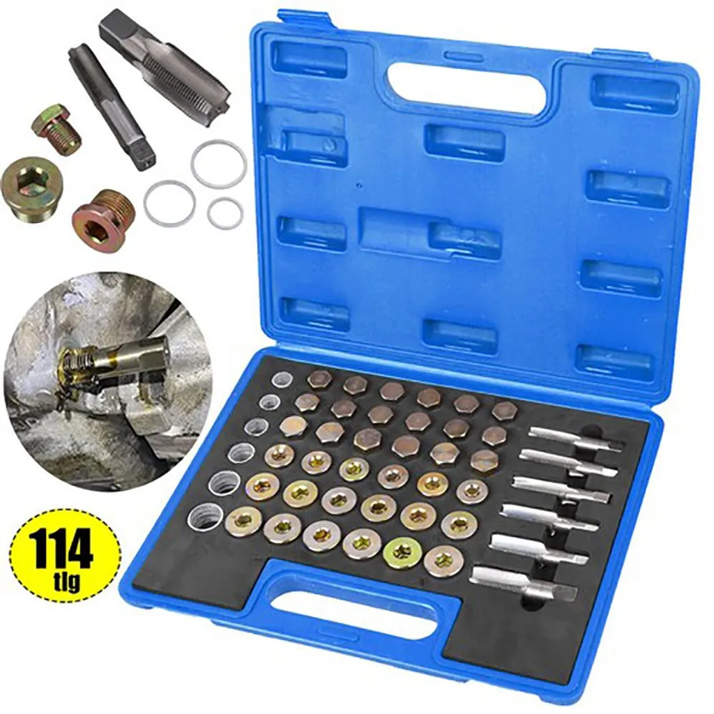Solution fuite carter huile : Kit réparation filetage M13 M15 à M22