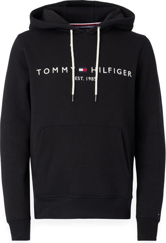 Tommy Hilfiger Logo Hoodie  Schwarz - Große L Produktbild 